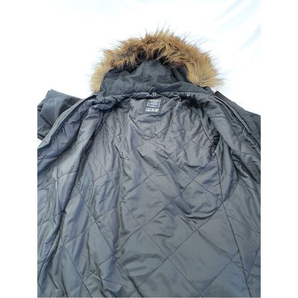 Abercrombie & Fitch Hooded Jacket | Black with Removable Liner - Picture 11 of 16